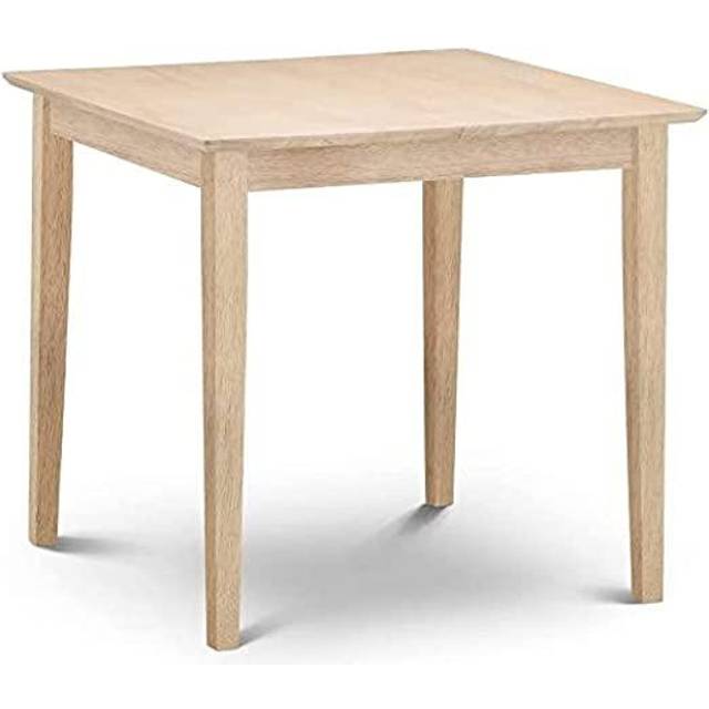 Julian Bowen Rufford 80cm Ivory and Natural Extending Dining Table