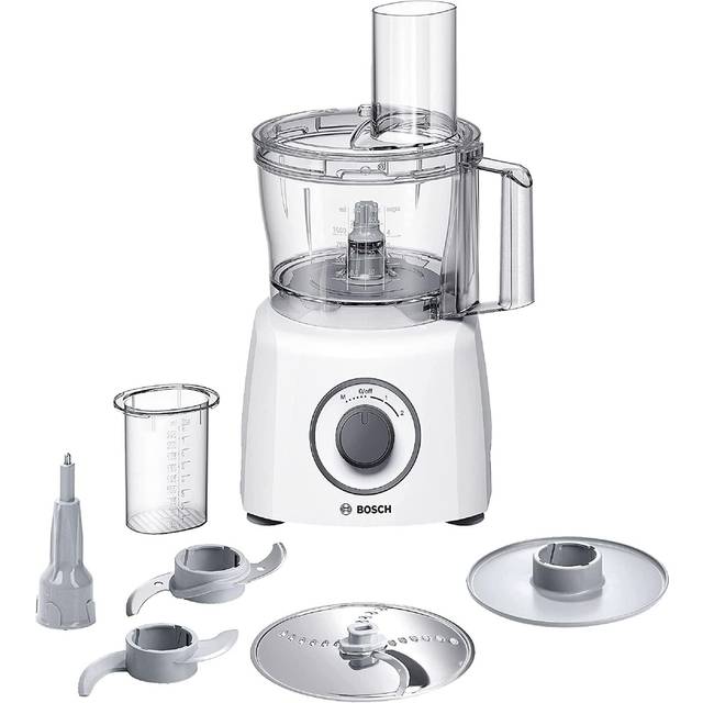Bosch MCM3100WGB Compact Food Processor in White 700W