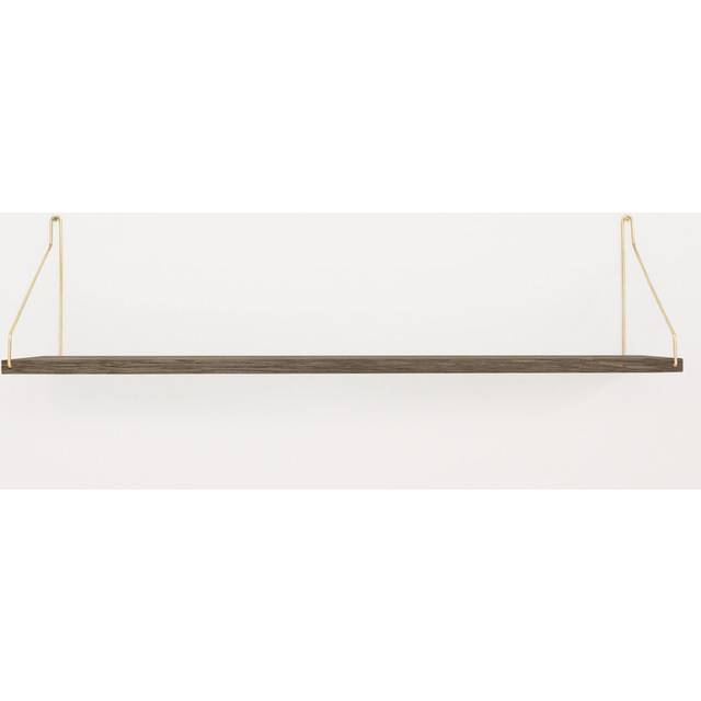 FRAMA - Oak Shelf - 80 cm - Hylla - Oak/Black - D:200/L:800 mm