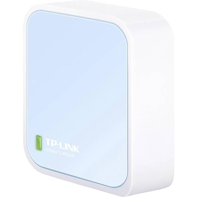 TP-Link TL-WR802N - trådlös router - Wi-Fi - skrivbordsmodell