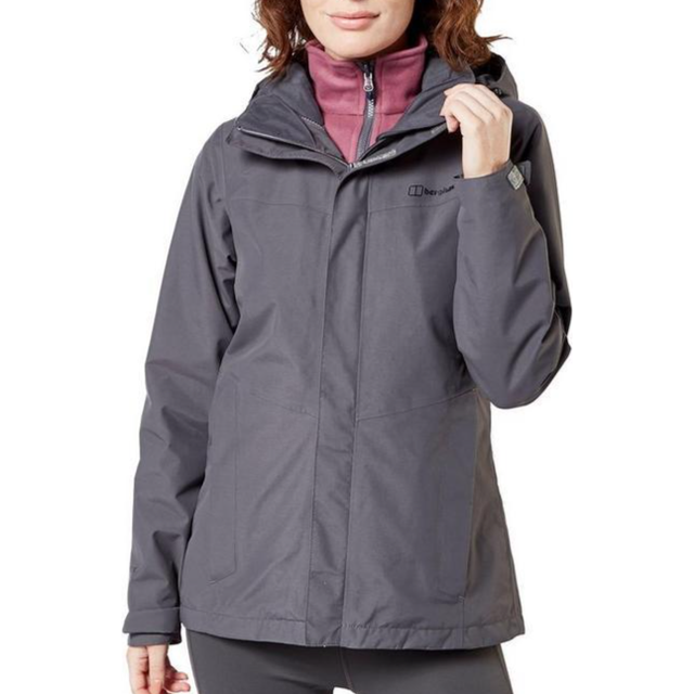 Women's Berghaus Maitland GORE-TEX 3-in-1 Jacket - Grey - Size 10 - Insulated Waterproof