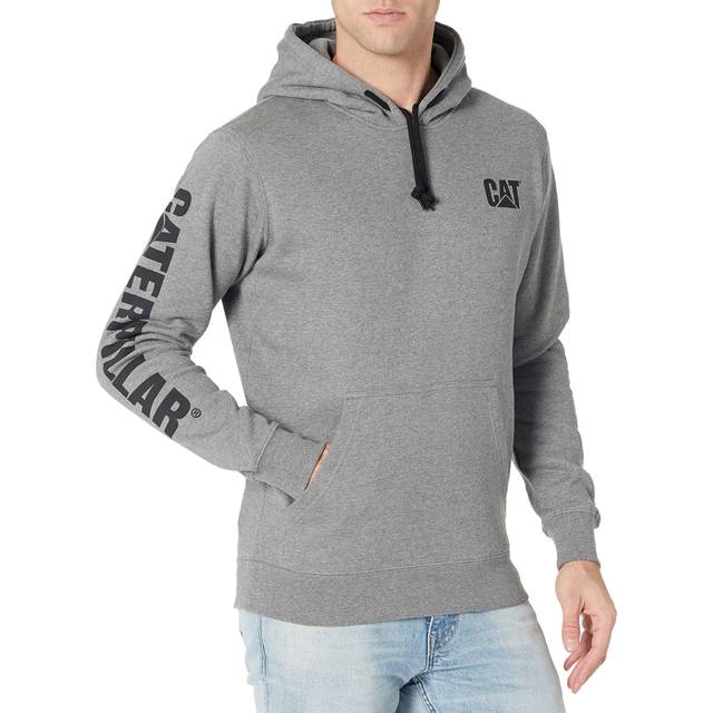 Caterpillar Trademark Banner Hooded Sweatshirt Dark Grey L - Male