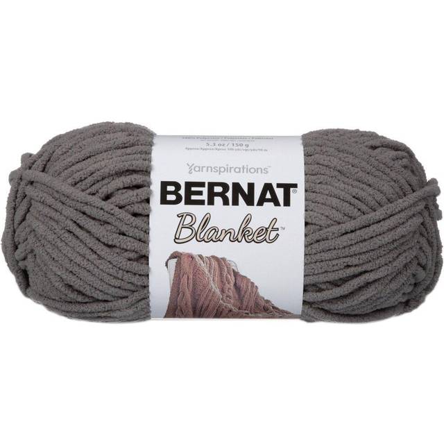 Bernat Blanket Yarn-dark Grey - 161200-44