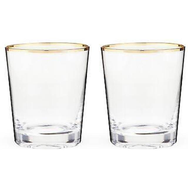 Gilded Glass Tumbler Set by Twine