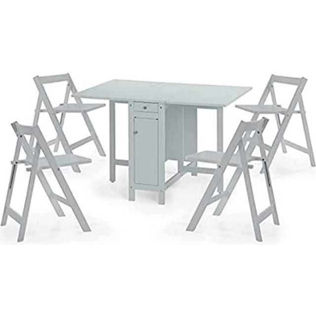 Savoy 4 Seater Dining Set - Grey