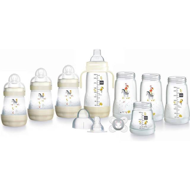 MAM Anti-Colic Self Sterilising Bottle Starter Set - Unisex - Design May Vary