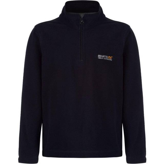 Regatta Kids Hot Shot II Half Zip Fleece: Black: 13 Years Size: 13 Yea