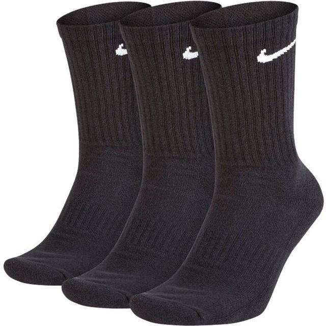 Nike Value Cotton Crew Training Socks 3 pack Men Black White Price