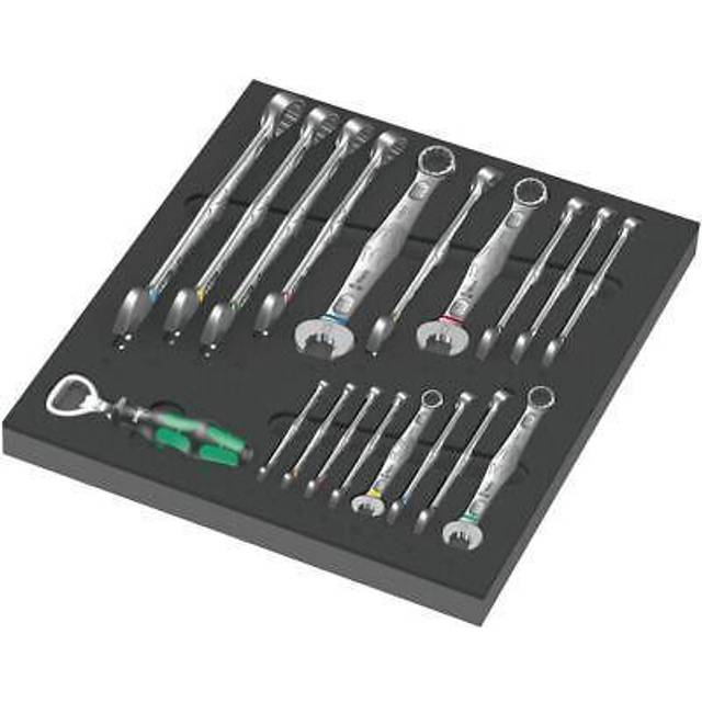 Wera Joker 6003 19 Piece Combination Spanner Set 1 in Foam Insert Tray