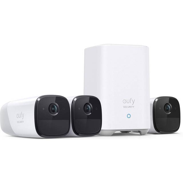 Eufy eufyCam 2 Pro 3-Cam Kit Bullet IP security camera Indoor & outdoor 2048 x 1080 pixels Wall
