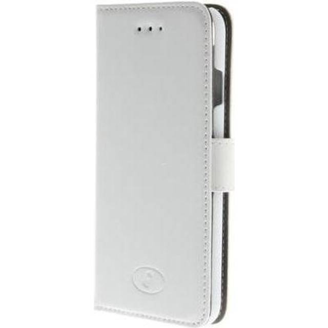 Insmat Exclusive Flip Case Plånboksfodral till iPhone 6 / 6s / 7 / 8 / SE, vit