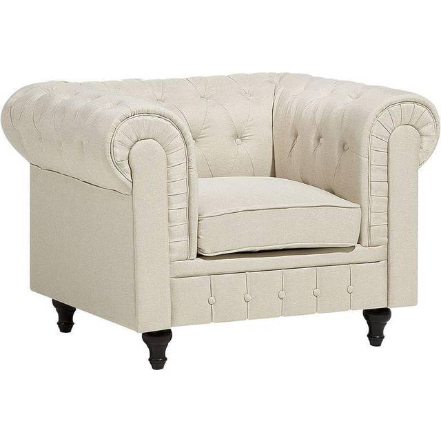 Armchair CHESTERFIELD Fabric Beige