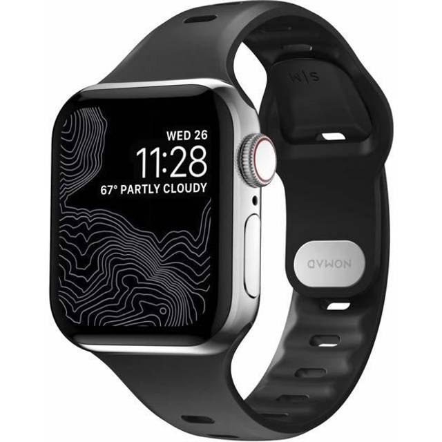 Nomad Sport Slim Band (Watch 42/41/40/38mm) - Svart