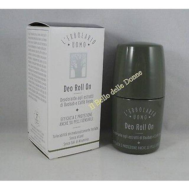 Uomo Roll On Deodorant by LErbolario for Men - 1.6 oz Deodorant Roll-O