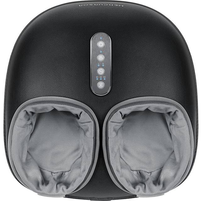 Medcursor Electric Shiatsu Foot Massager Machine with Soothing Heat, Deep Kneading Therapy for Foot Pain and Circulation, Multi-Level Settings &