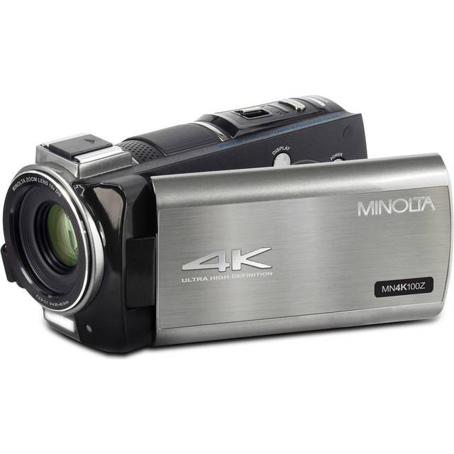 Minolta MN4K100Z 4K Ultra HD Camcorder w/10x Optical Zoom (Gunmetal)