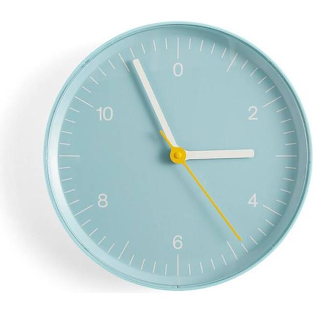 HAY Wall Clock väggklocka Ø26,5 cm Blue