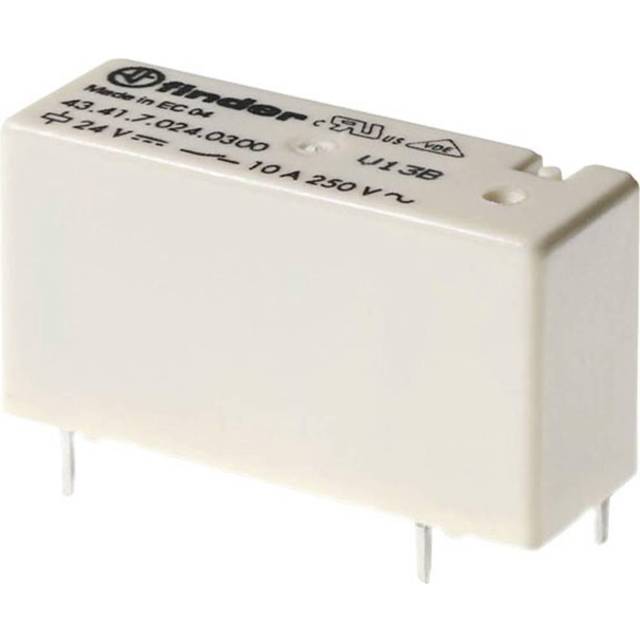 Finder 43.41.7.006.4000 Kretskort-relä 6 V/DC 10 A 1 switch 1 st