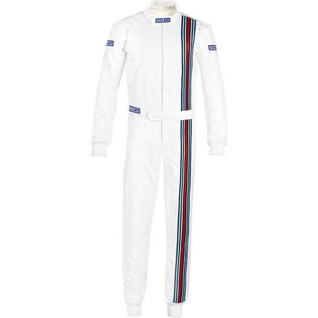 Sparco Martini Racing Competition Race Suit - Colour: White, Size: 62