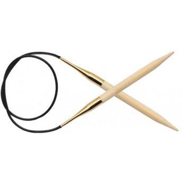 KnitPro K22204 rund sticknål, bambu, brun, 40 cm x 2,75 mm