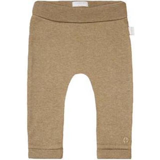Noppies Unisex baby U byxor komfort ribb Naura byxor, Ljusgrön melerad, 74 cm