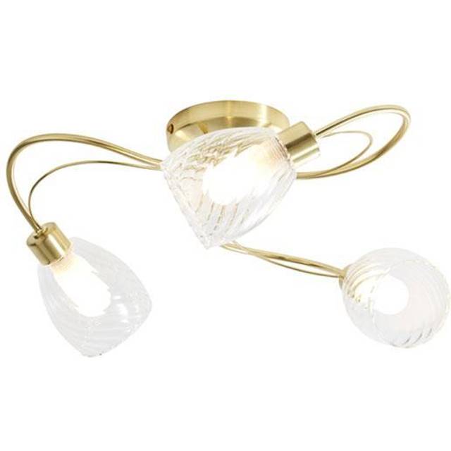 Forum Veria Tangle Flush 3xG9 Clear/Satin Brass