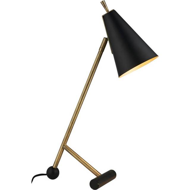 'ALTA' Non Dimmable Contemporary Stylish Indoor Desk Table Lamp - Black - One Size