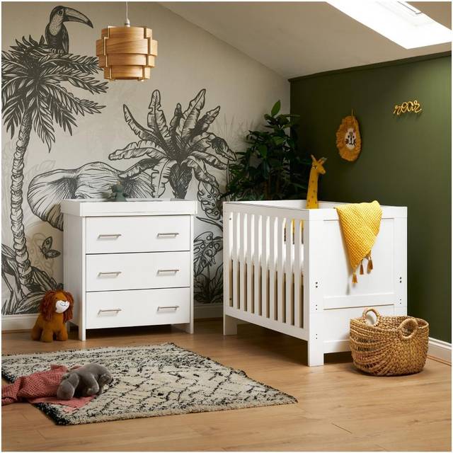 Obaby Nika Mini 2 Piece Roomset - White Wash