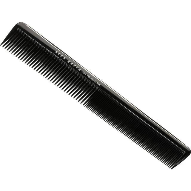Acca Kappa Professional Trimming Comb Fine Coarse 7254 Black