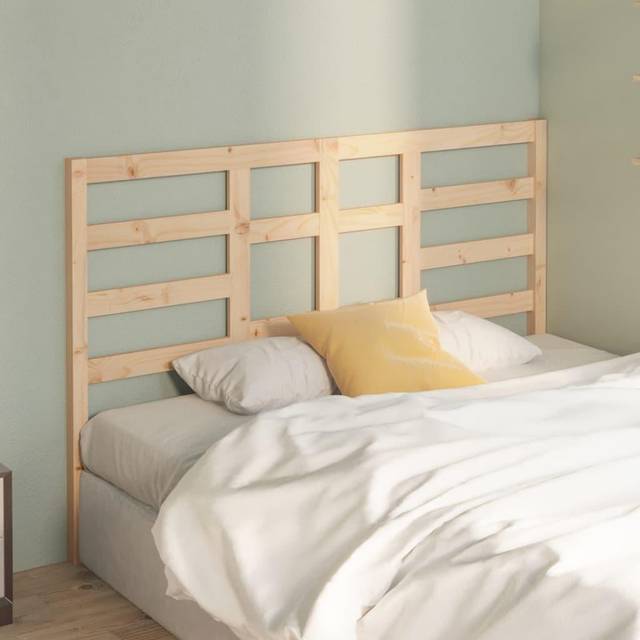 (brown, 146 x 4 x 104 cm) vidaXL Bed Headboard Home Bedroom Decorative Bed Header Panel Solid Wood Pine
