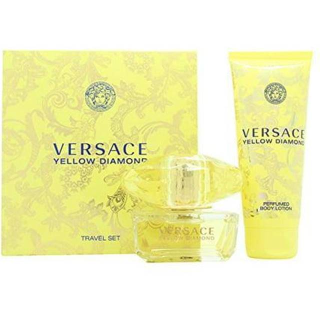 Versace Yellow Diamond 2 Piece Gift Set for Women (Eau de Toilette Spray  Body Lotion)