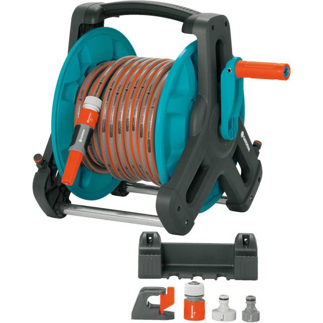 Gardena 20m Wall Fixed Hose Reel Set