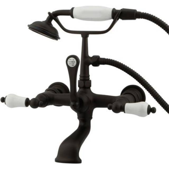 Kingston Brass Cc553T5 Clawfoot Tub Filler With Hand Shower - Oil Rubbed Bronze Finish