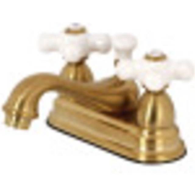 Kingston Brass KS3607PX 4 in. Center Bathroom Faucet  Brushed Brass