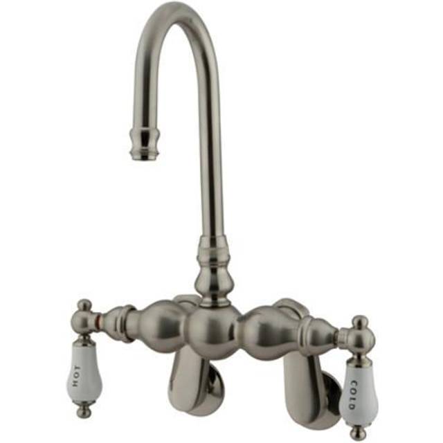 Kingston Brass CC85T8 Vintage Adjustable Center Wall Mount Tub Faucet