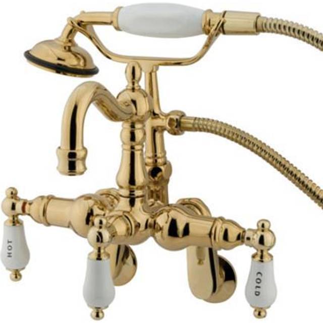 Kingston Brass CC1303T2 Vintage Adjustable Center Wall Mount Tub Fauce