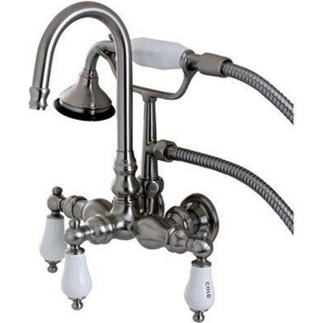 Kingston Brass AE9T8 Aqua Vintage Wall Mount Clawfoot Tub Faucet  Brus