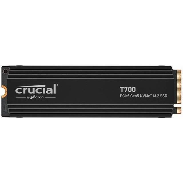 Crucial T700 1TB M.2 NVMe PCIe Gen 5 med värmespridare