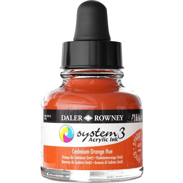 Daler Rowney System 3 Ink 29.5ml Cadmium Orange (Hue)