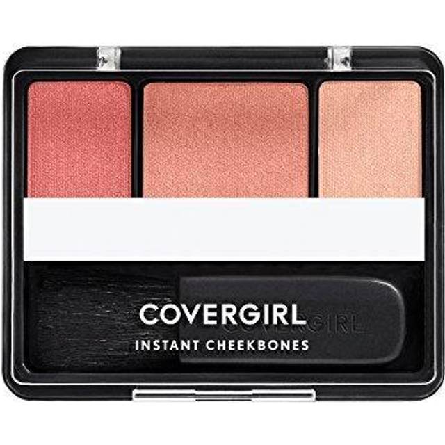 COVERGIRL Instant Cheekbones Contouring Blush Peach Perfection  Palette  .29 Oz  Blush Makeup  Pink Blush  Lightweight  Blendable  Natural Radiance  S