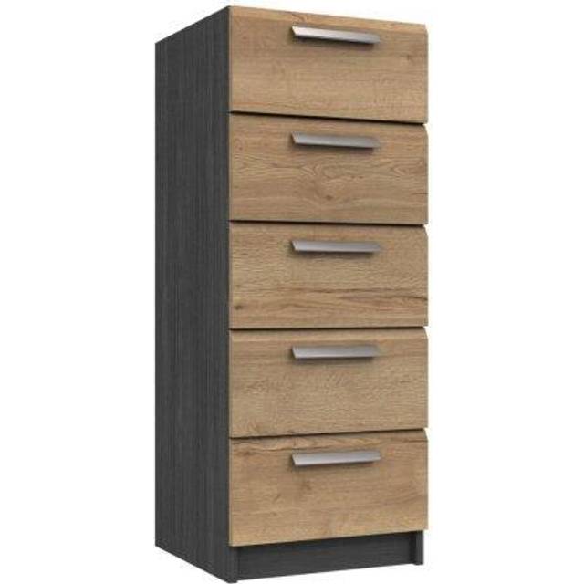 Wister Narrow Five Drawer Chest Fully Assembled