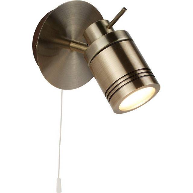 Searchlight 6601AB Samson 1 Light Ip44 Bathroom Spot Wall Bracket Anti