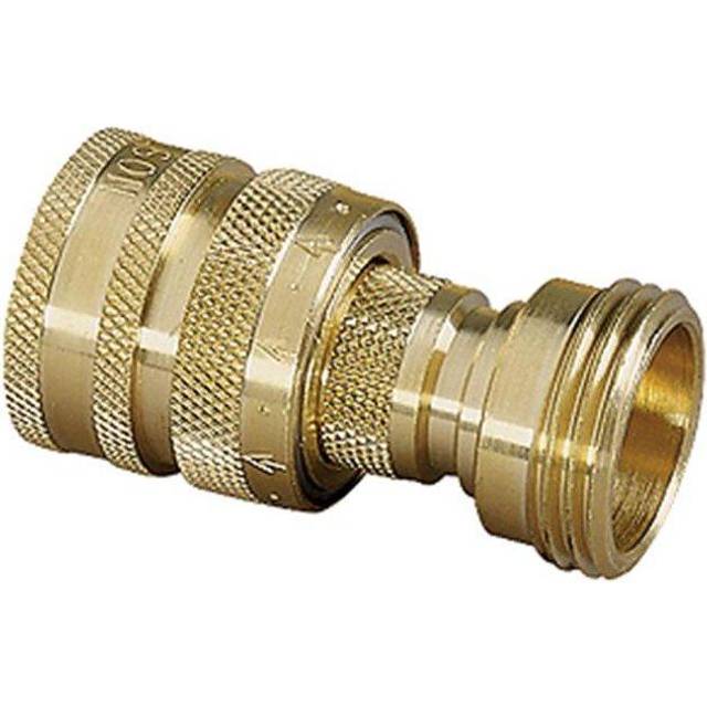 Nelson 50336 Brass Hose Quick Connectors Set  Male and Female