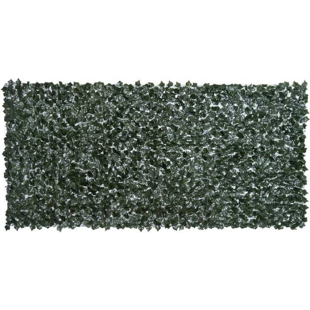 Outsunny Artificial Leaf Hedge Screen Privacy Fence Panel - 3M x 1.5M Dark Green