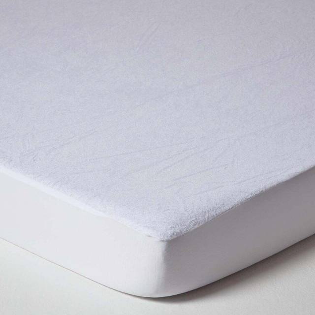Homescapes Terry Towelling 90 x 200 cm Waterproof Mattress Protector