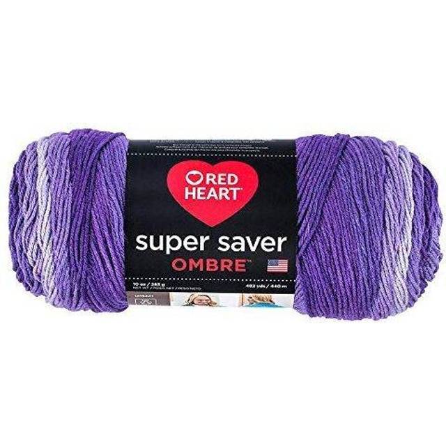Red Heart - E305.3969 RED HEART Super Saver Ombre Yarn  10 oz  VIOLET