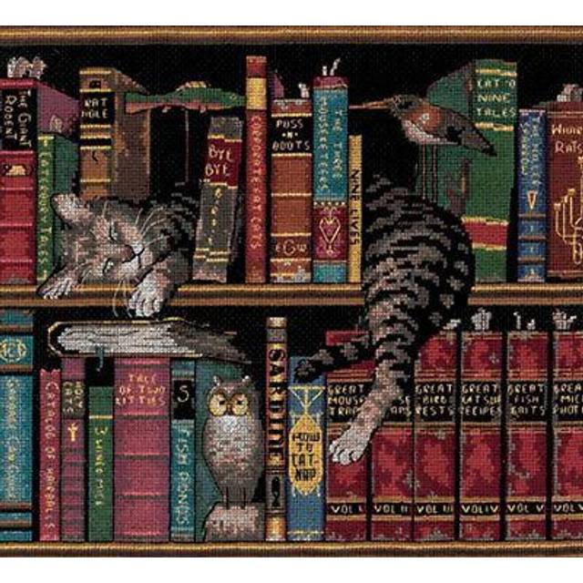 "Dimensions Counted Cross Stitch Kit 12""X11""-Frederick The Literate (14 Count)"