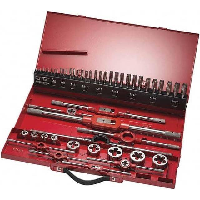 Dormer L120 30 HSS 36-PC Straight Flute Tap & Die Set