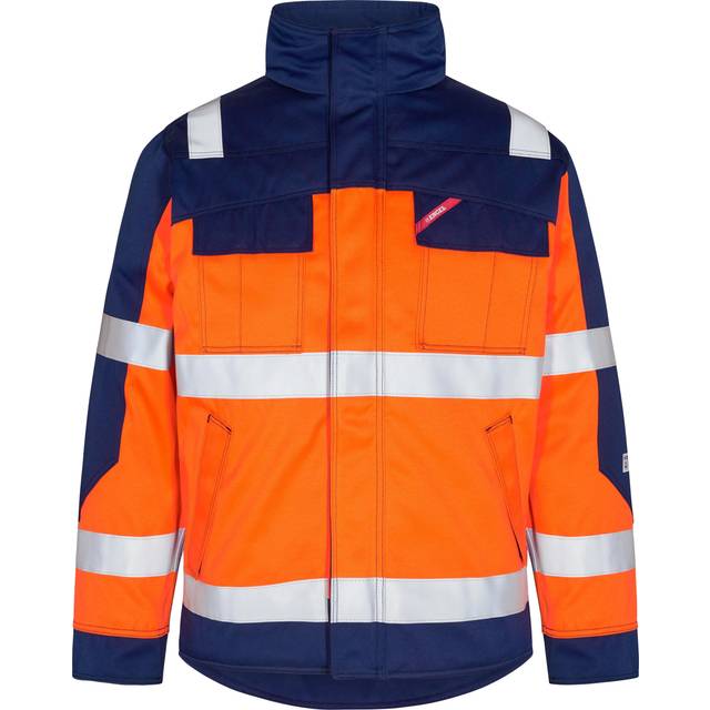 Fe-engel Safety+ Vinterjakke En 20471 - Orange/marine