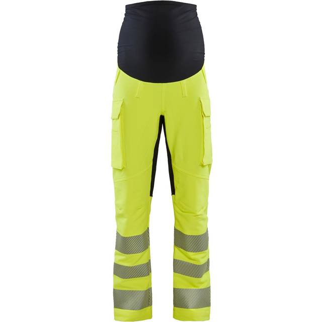 Women's 4d high-visibility stretch maternity Trousers Blaklader - Jaune